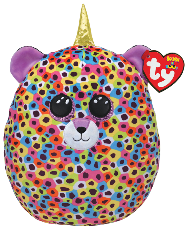 SQUISH-A-BOOS 10 INCH GISELLE - LEOPARD