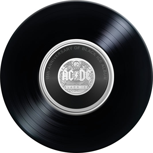AC/DC 45TH ANNIV UNC 2023 20CENT BLACK ICE