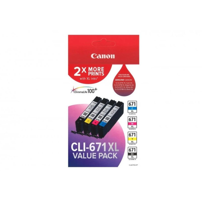 CANON CLI671XL Value Pack