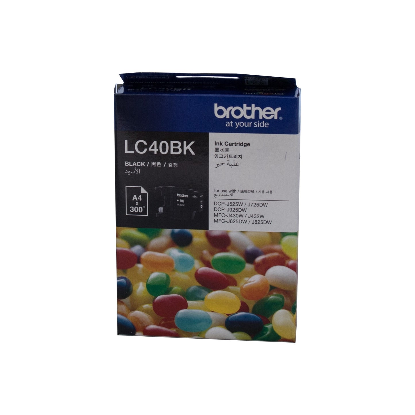 BROTHER LC40BK Black Ink Cartridge 300 pages