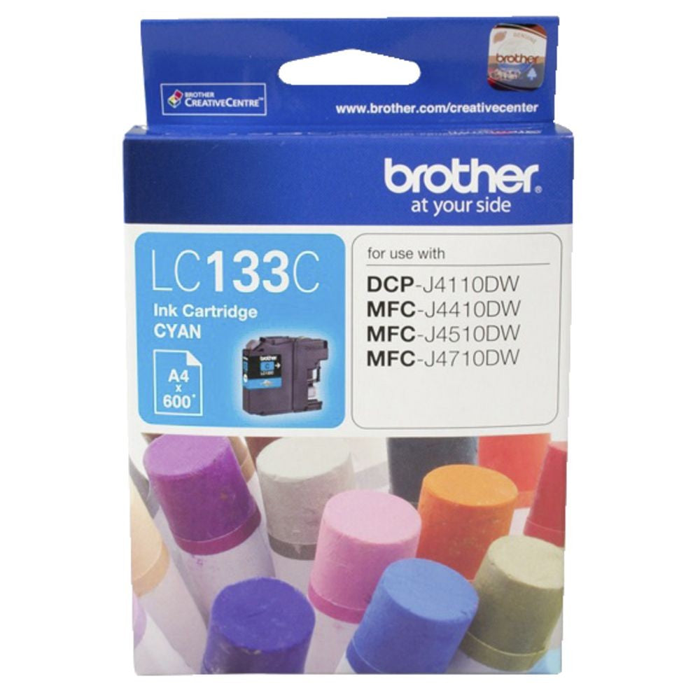 BROTHER LC133 Cyan Ink Cartridge up to 600 pages