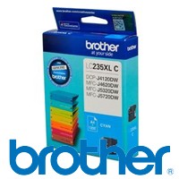 BROTHER LC235XL Cyan Ink Cartridge 12,00 pages