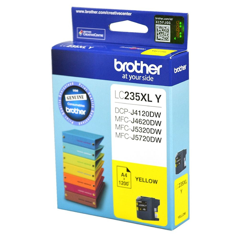 BROTHER LC235XL Yellow Ink Cartridge 12,00 pages