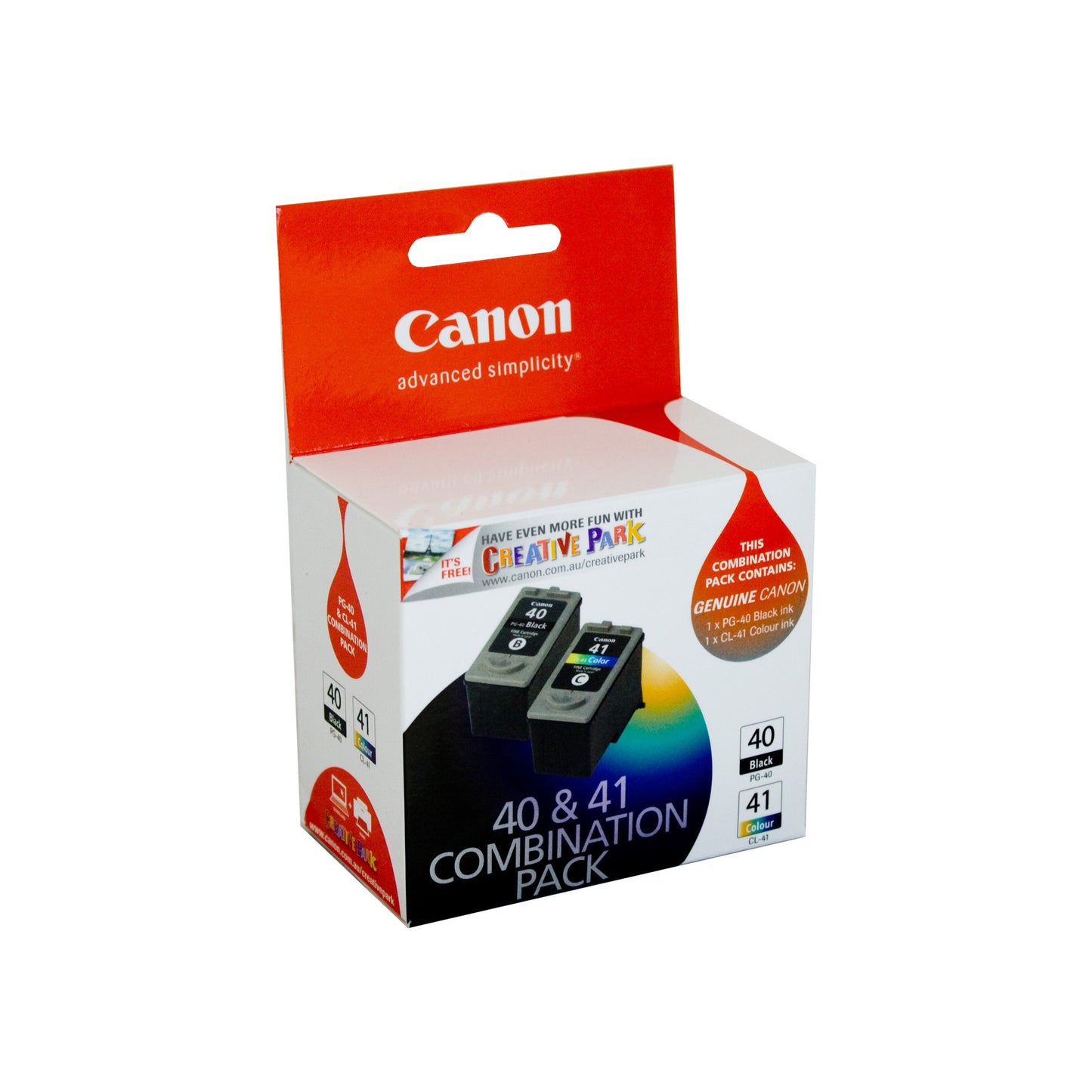 CANON PG40 / CL41 TWIN PACK 1xBLACK, 1xCOLOUR