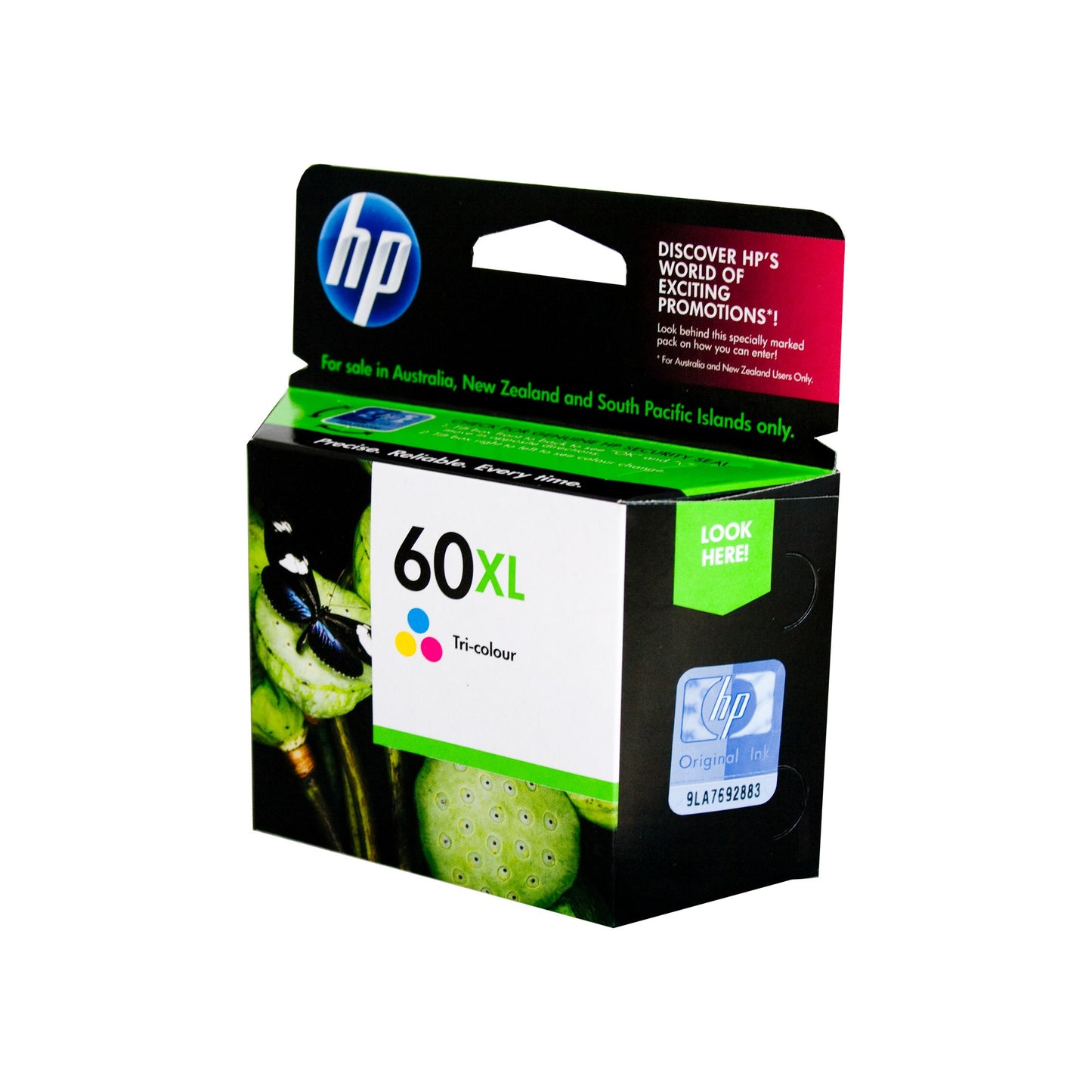 HP 60XL Tri Col Ink CC644WA