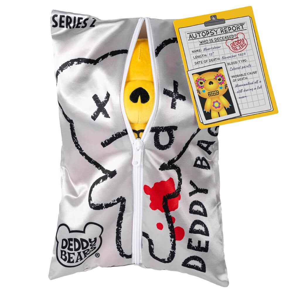 DEDDY BEAR PLUSH IN BAG - MUERTOBEAR