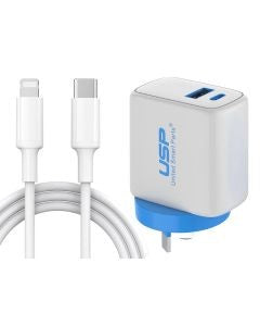 WALL CHARGER USB-A & TYPE C KIT