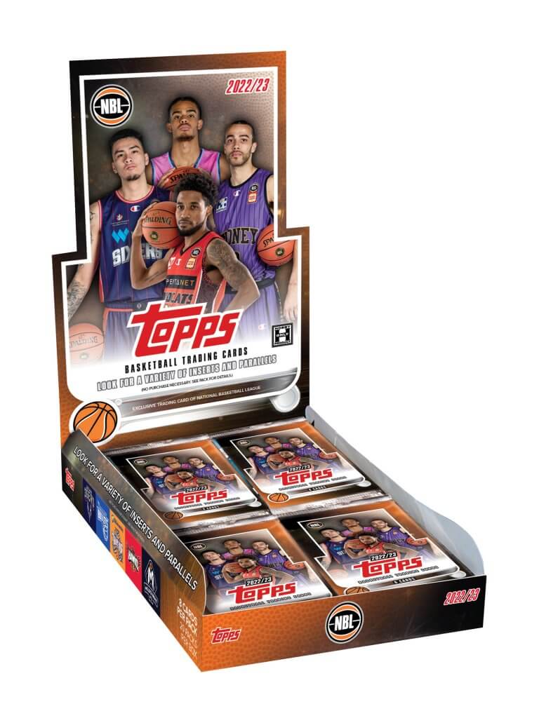 Pack of TOPPS NBL 2022-23 BASKETBALL CARDS 8 PACK