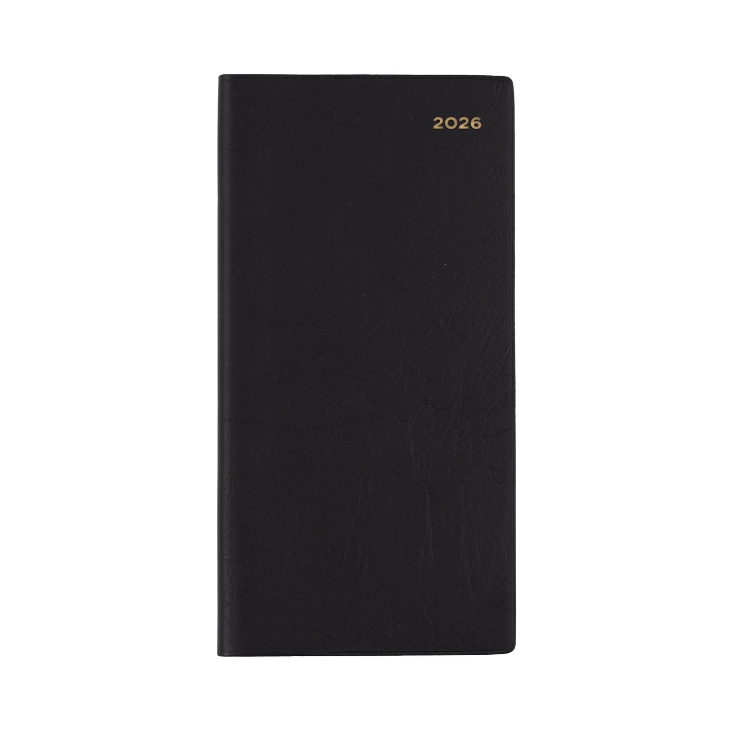 DIARY 2026 COLLINS BELMONT B6/7 377P.V99 PVC SLIM WTV PORT BLACK