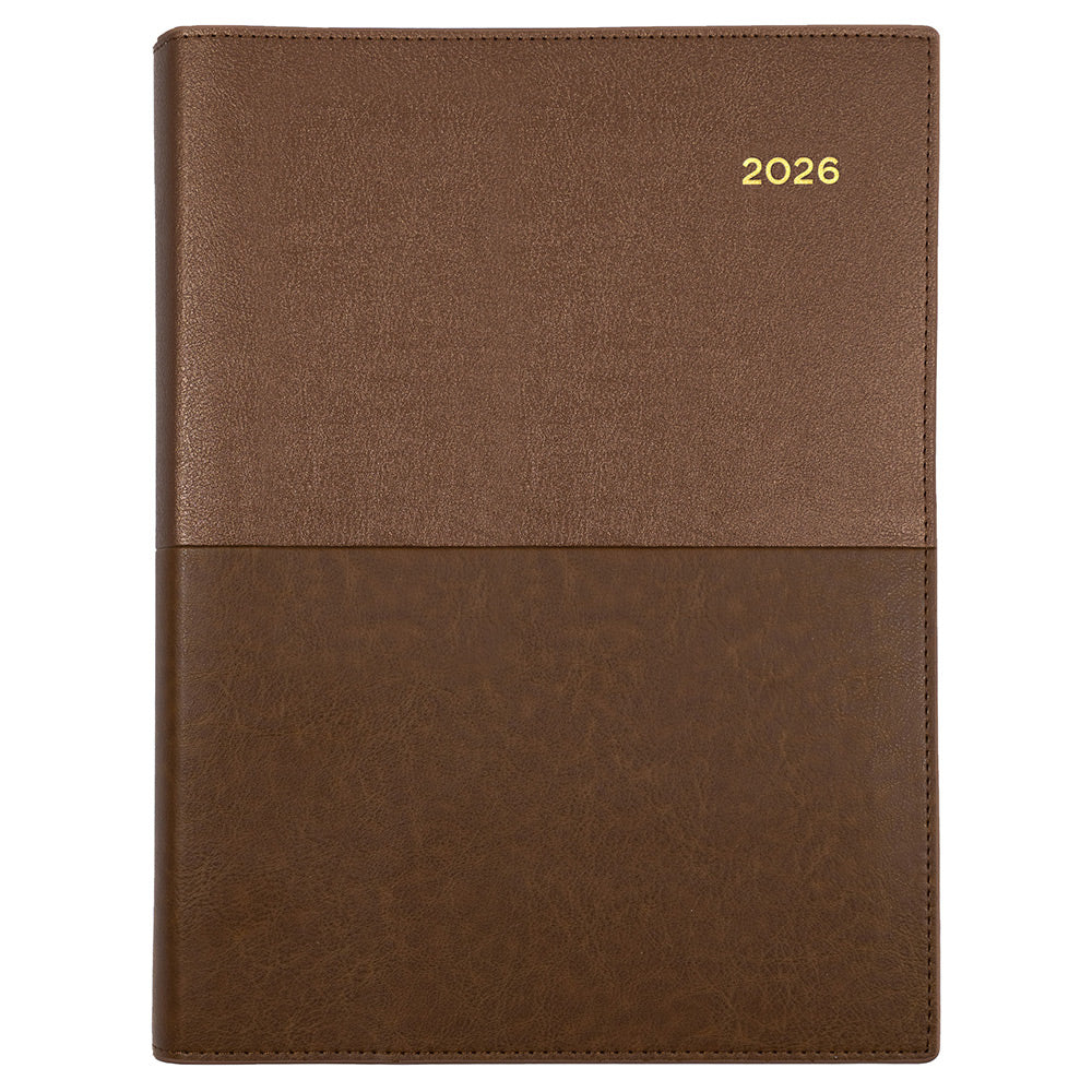 DIARY 2026 COLLINS VANESSA A5 185.V90 1DTP TAN