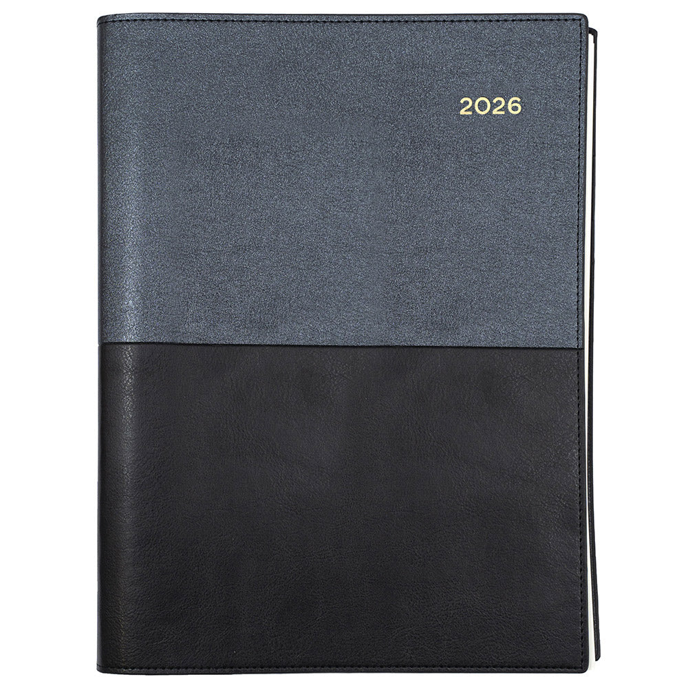 DIARY 2026 COLLINS VANESSA A4 245.V99 2DTP BLACK