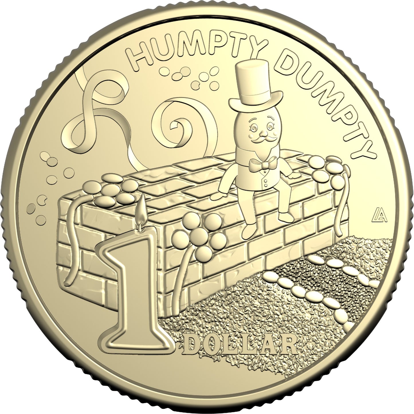RAM AWW CHILDRENS BIRTHDAY COOKBOOK $1 COIN HUMPTY DUMPTY