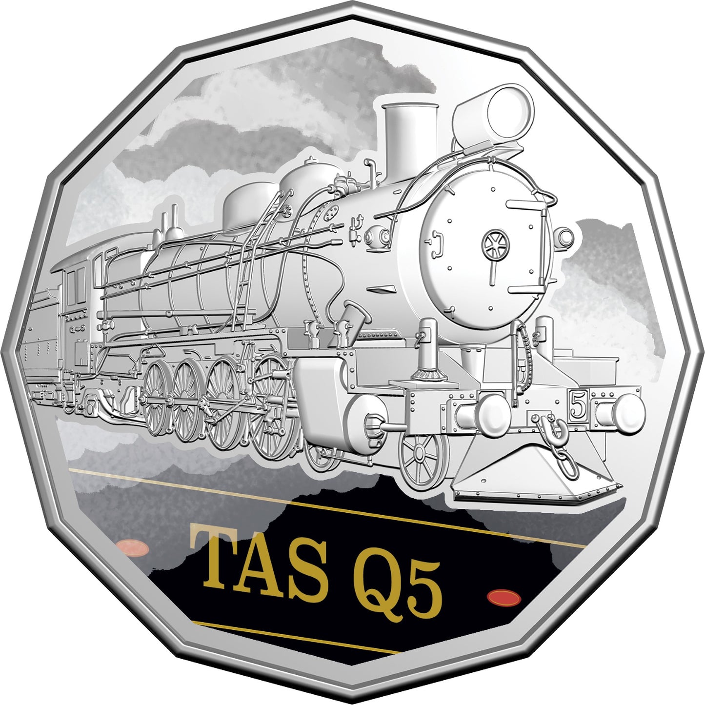 STEAM GIANTS 2025 50C COLOURED UNCIRCULATED SEVEN-COIN COLLECTION