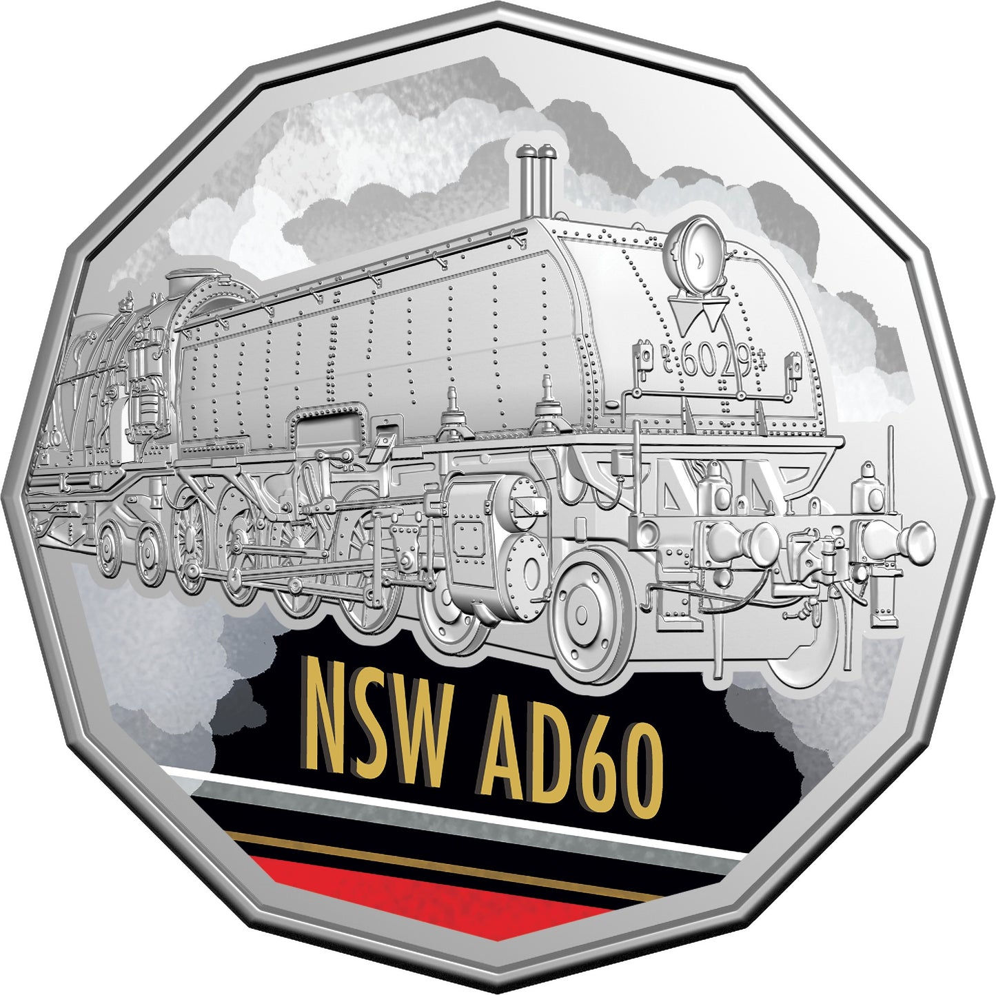 STEAM GIANTS 2025 50C COLOURED UNCIRCULATED SEVEN-COIN COLLECTION