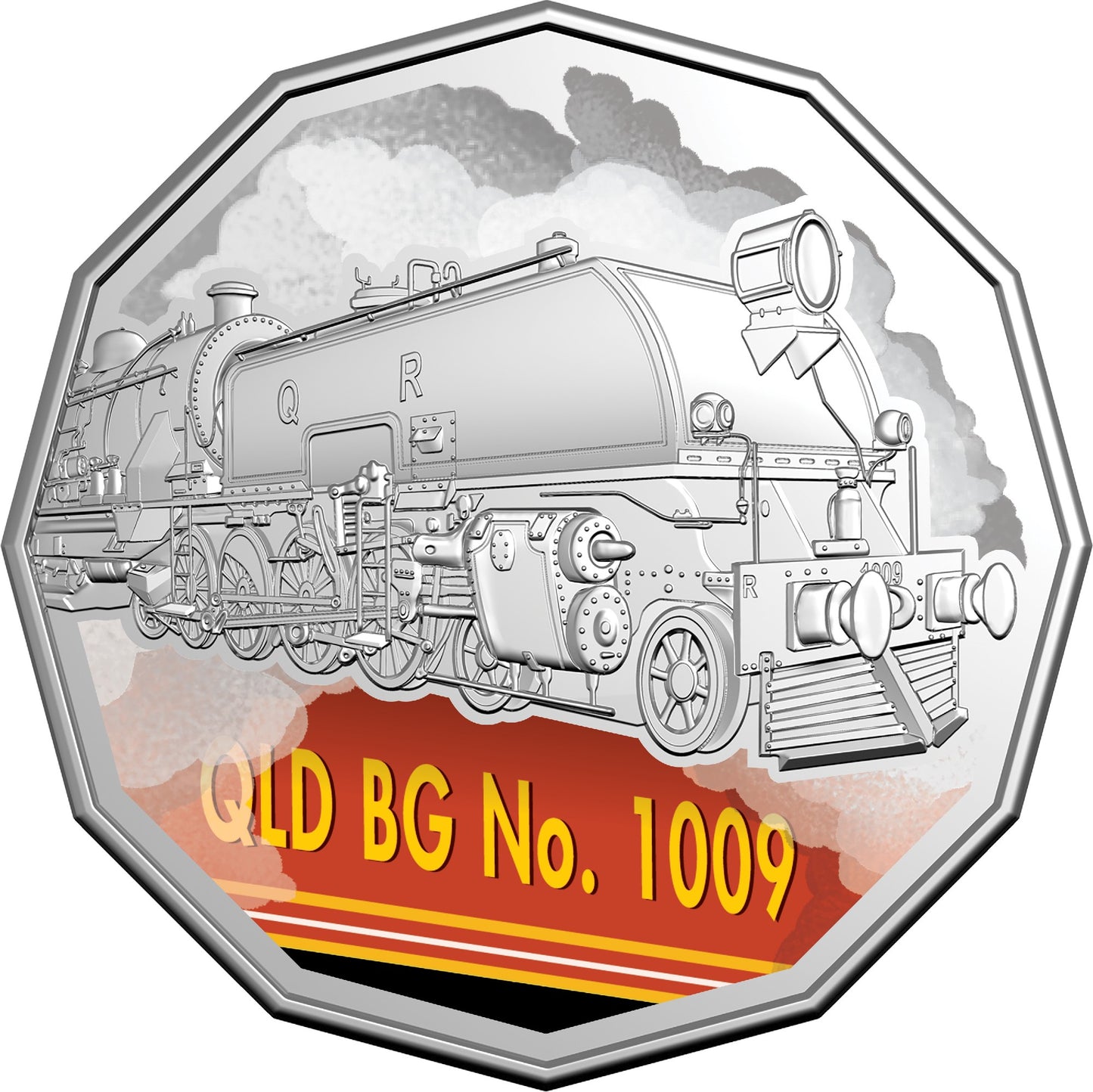 STEAM GIANTS 2025 50C COLOURED UNCIRCULATED SEVEN-COIN COLLECTION