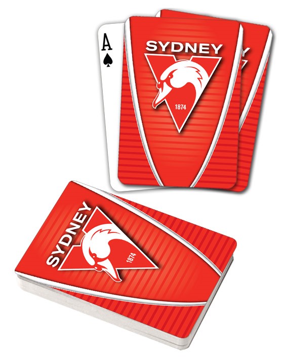 PLAYING CARDS SYDNEY SWANS