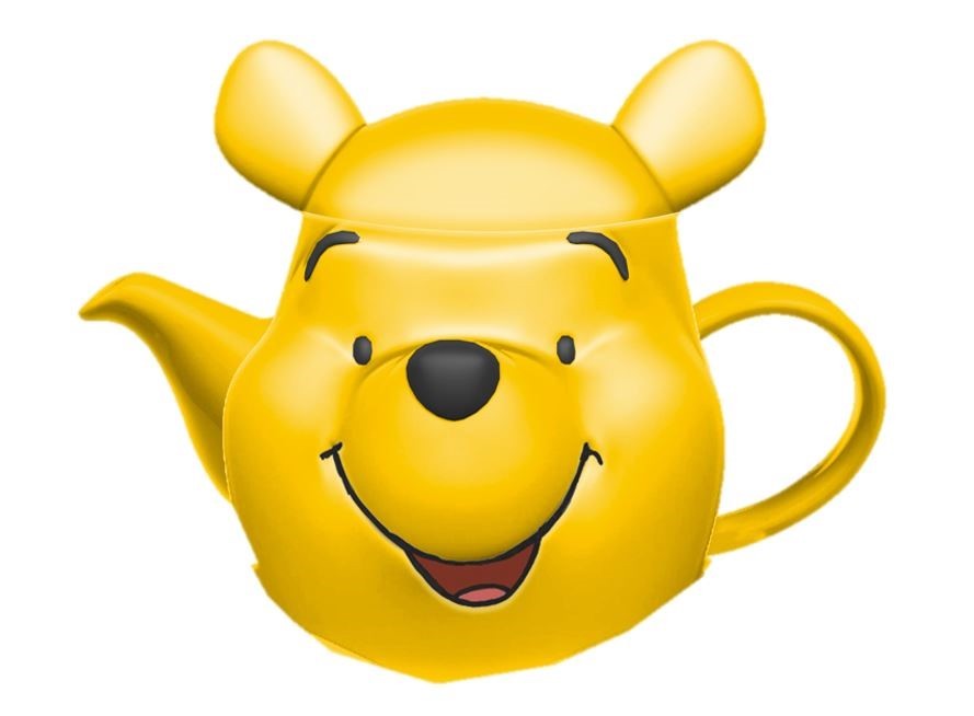 AFL DISNEY POOH HEAD MOULDED TEAPOT