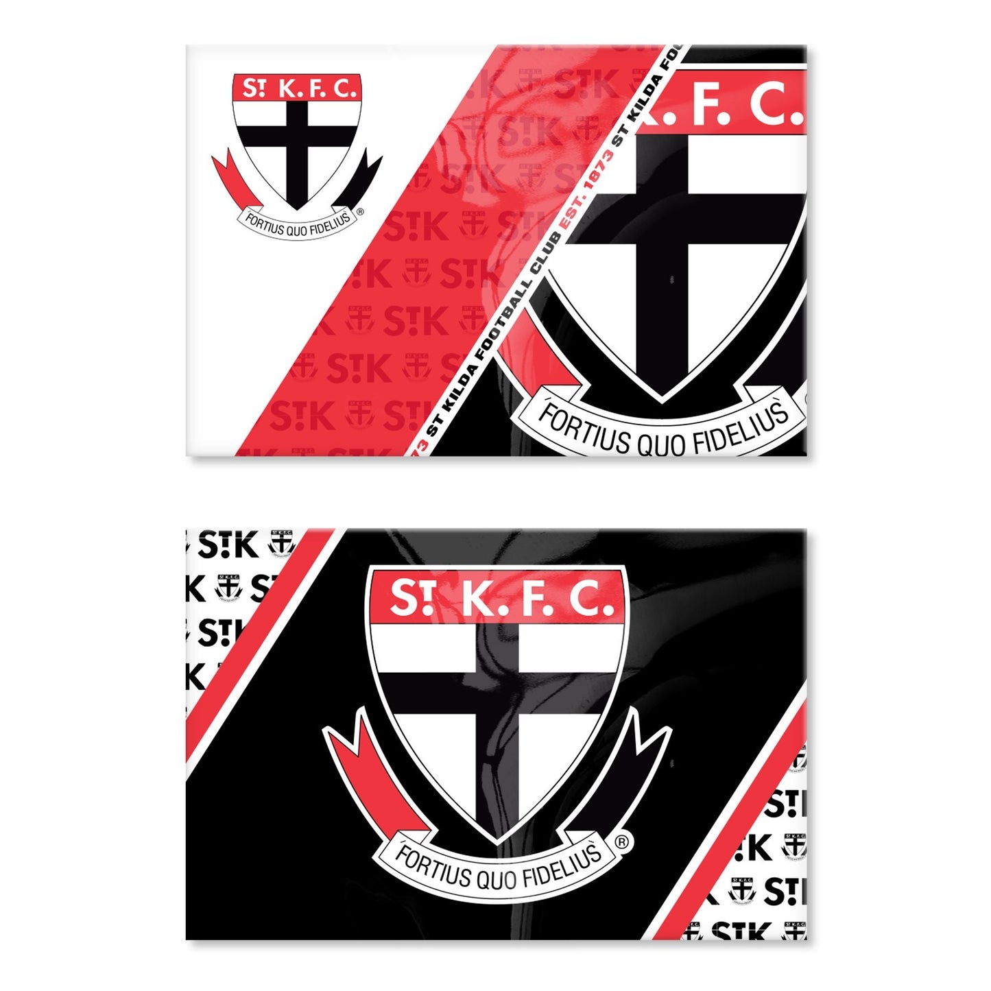 AFL MAGNETS SET OF 2 ST KILDA