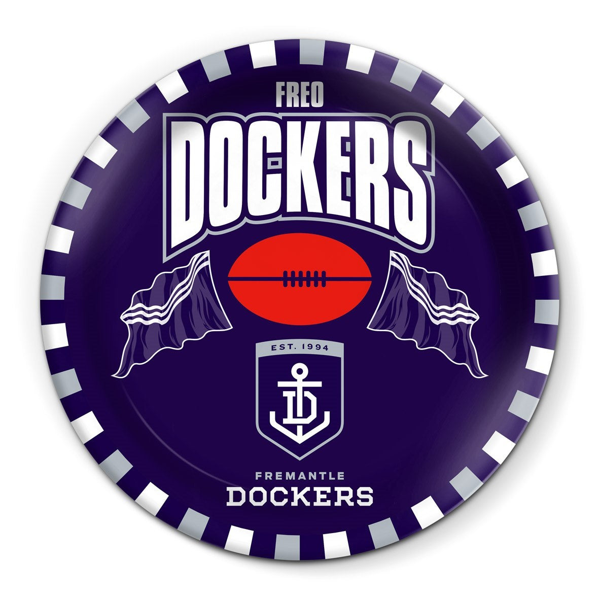 AFL SNACK PLATE FREMANTLE
