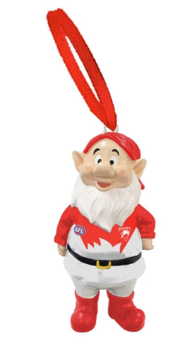 AFL GNOME ORNAMENT SYDNEY SWANS
