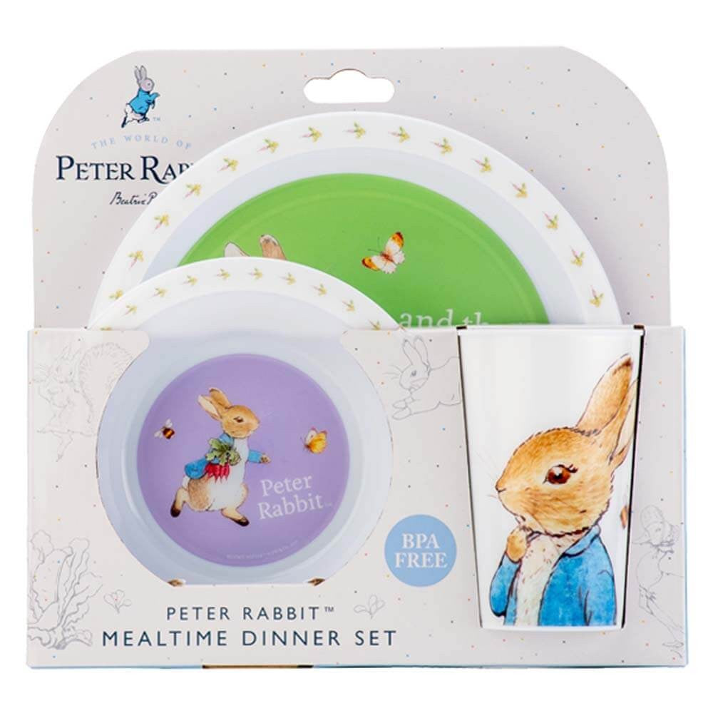 DINNER SET 3PCE BABY PETER RABBIT