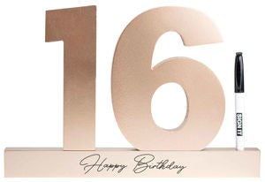 16TH ROSE GOLD SIGNATURE BLOCK