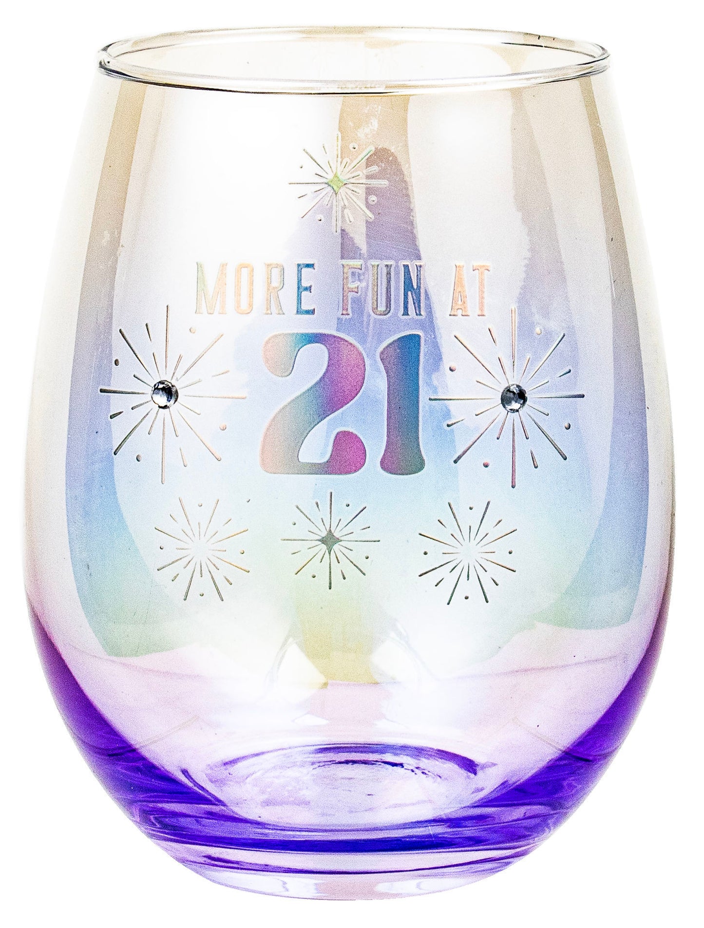 21ST STEMLESS GLASS HOLOGRAPHIC