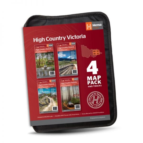 MAP VIC HIGH COUNTRY SET OF 4 MAPS