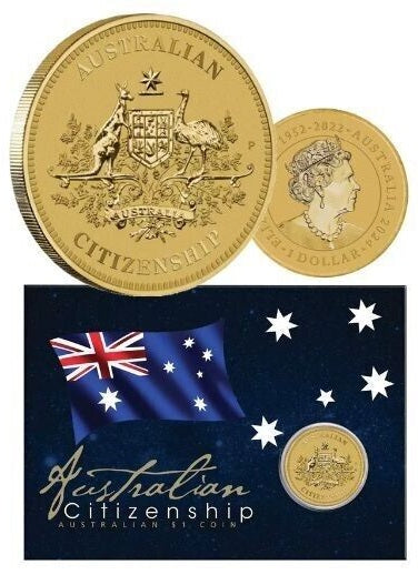 AUSTRALIAN CITIZENSHIP $1 COIN