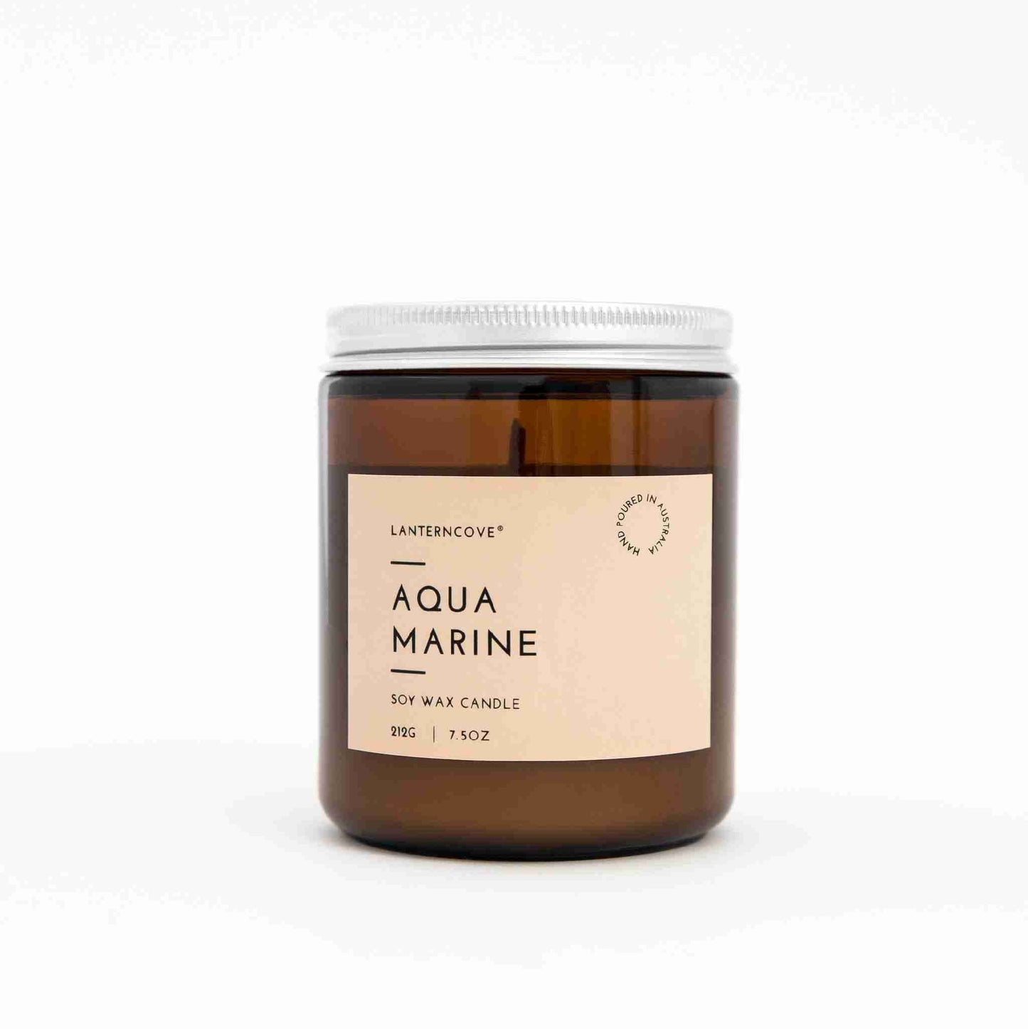 LANTERNCOVE SOY WAX CANDLE 7.5oz AQUA MARINE