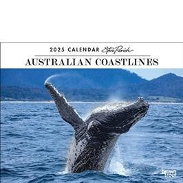 BROWN TROUT AUSTRALIAN COASTLINES - STEVE PARISH 2025 HORIZONTAL CALENDAR
