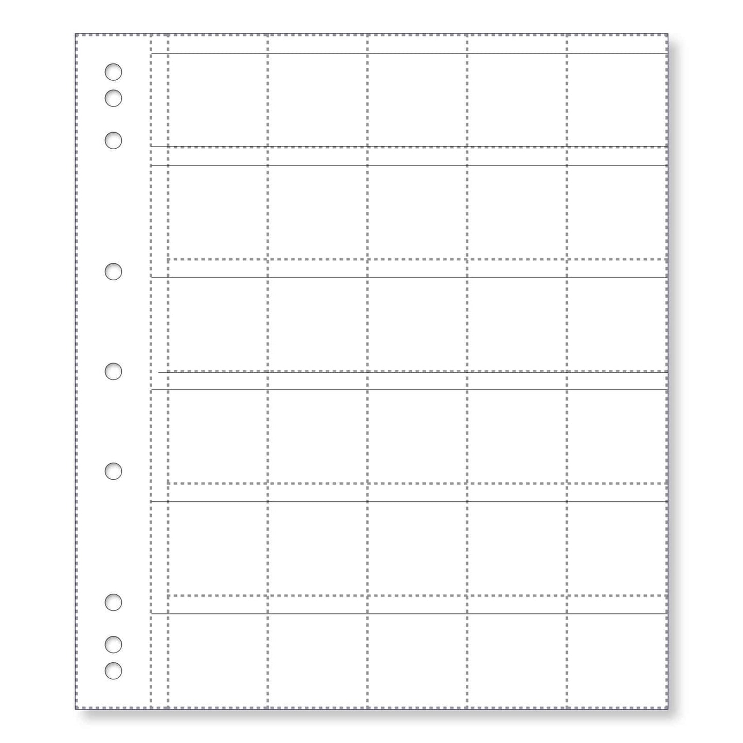 RENNIKS COIN ALBUM BLACK (INC 1x20 2x30 2x42 1x63 POCKET SHEETS)