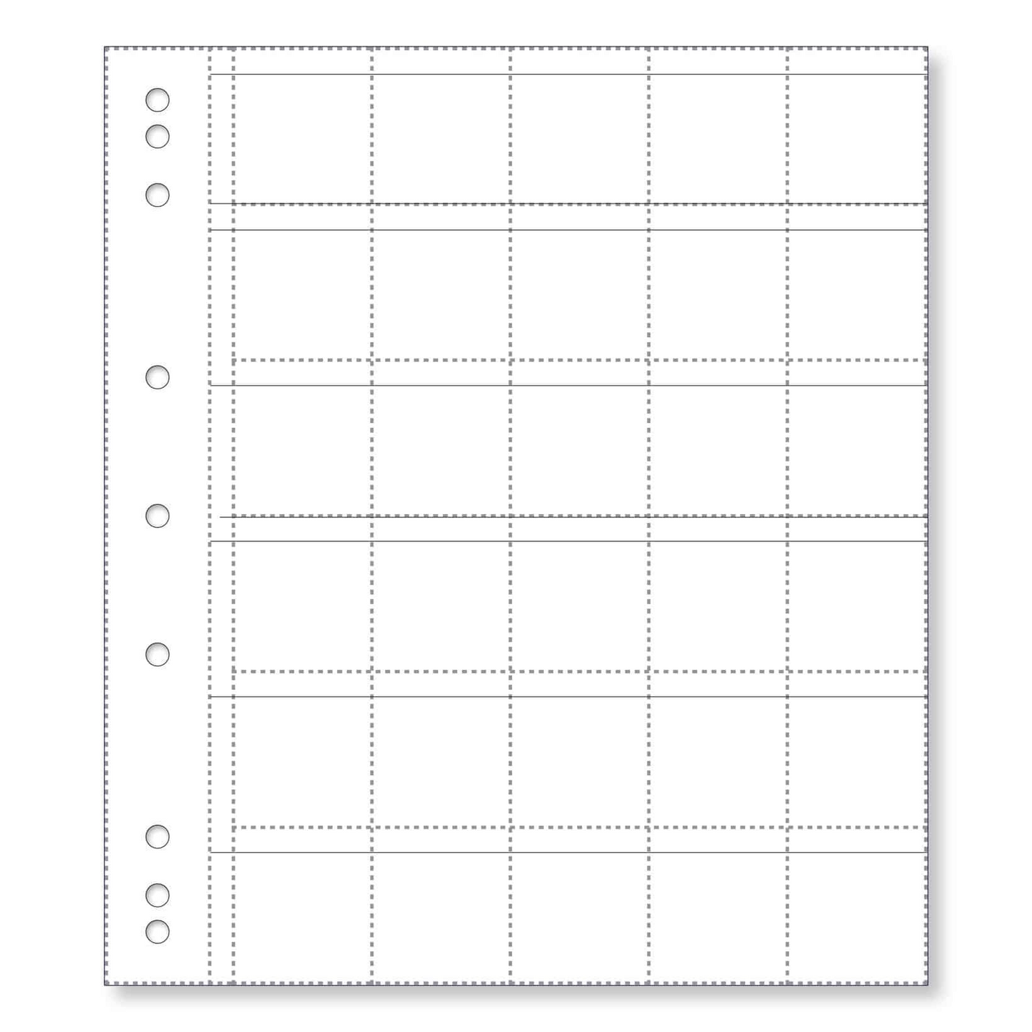 RENNIKS COIN SHEET 30 POCKET CLEAR PK 10