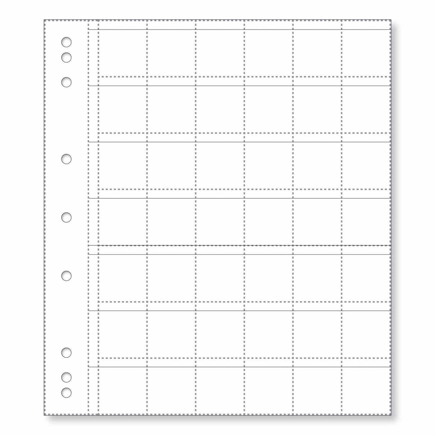 RENNIKS COIN SHEET 42 POCKET CLEAR PK 10