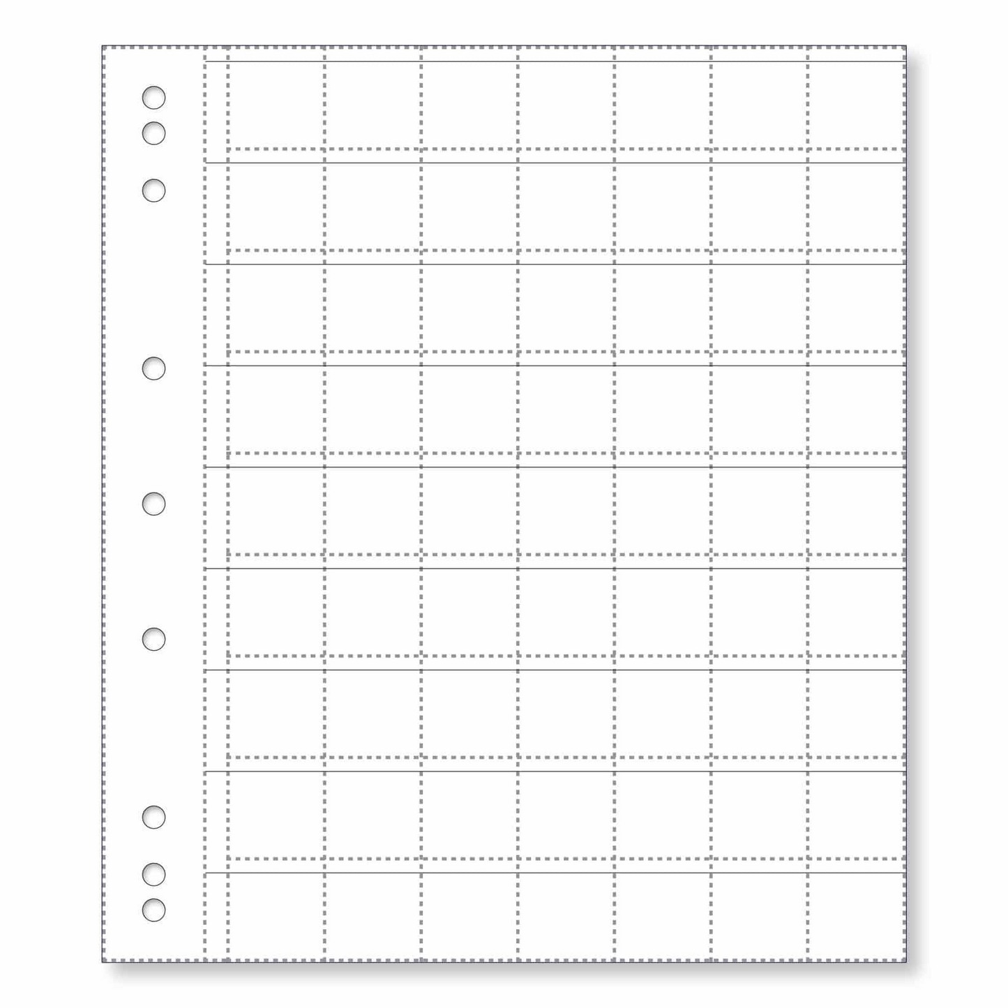 RENNIKS COIN SHEET 63 POCKET CLEAR PK 10