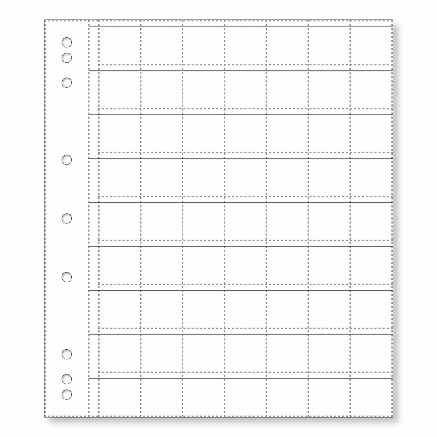 RENNIKS COIN SHEET 63 POCKET CLEAR PK 10