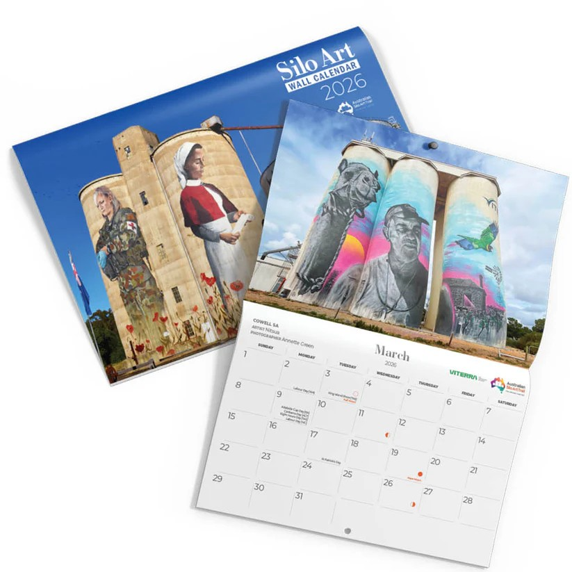 SILO ART 2026 WALL CALENDAR