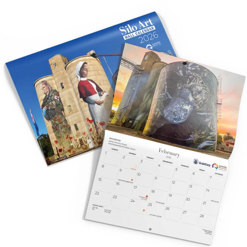 SILO ART 2026 WALL CALENDAR