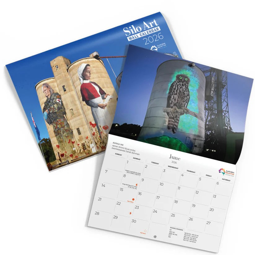 SILO ART 2026 WALL CALENDAR