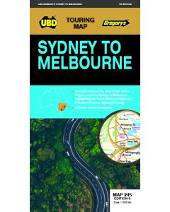 MAP SYDNEY TO MELBOURNE EDITION 9 UBD