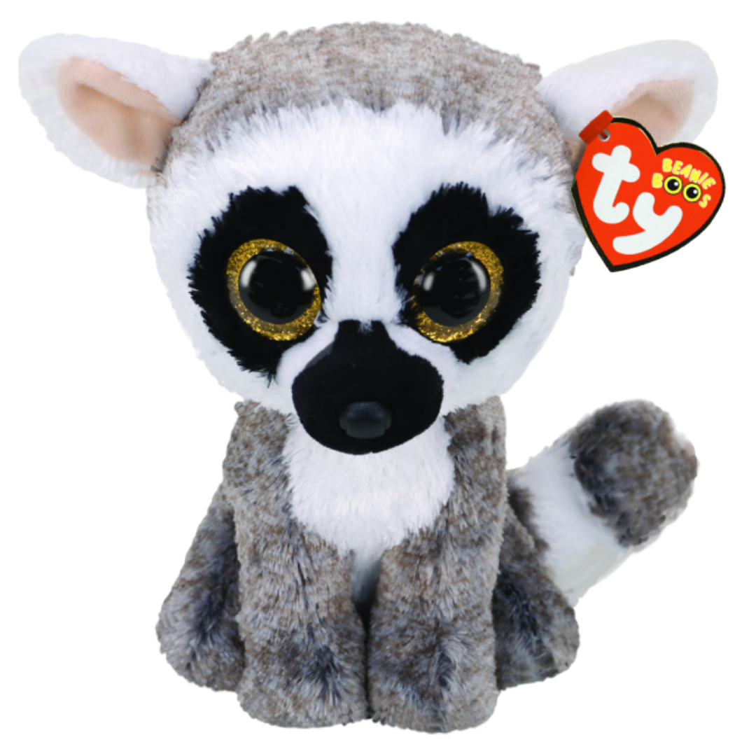 BEANIE BOOS MEDIUM LINUS - LEMUR