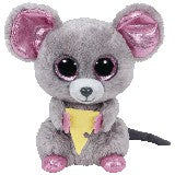 BEANIE BOOS REGULAR SQUEAKER - MOUSE W/ CHEESE