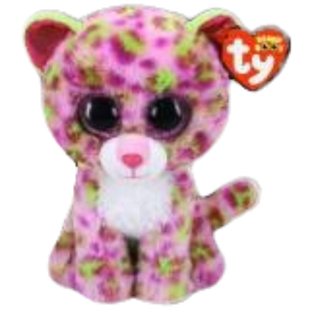 BEANIE BOOS REGULAR LAINEY - PINK LEOPARD