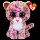 BEANIE BOOS MEDIUM LAINEY - PINK LEOPARD