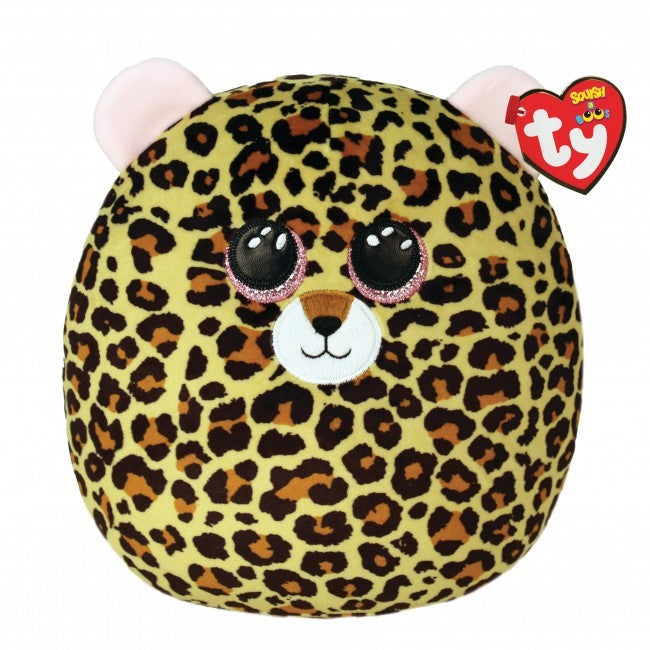 SQUISH-A-BOOS 10 INCH LIVVIE - LEOPARD