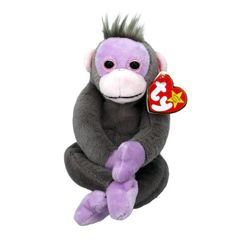 BEANIE BABY REGULAR - BANANAS II ORANGUTAN