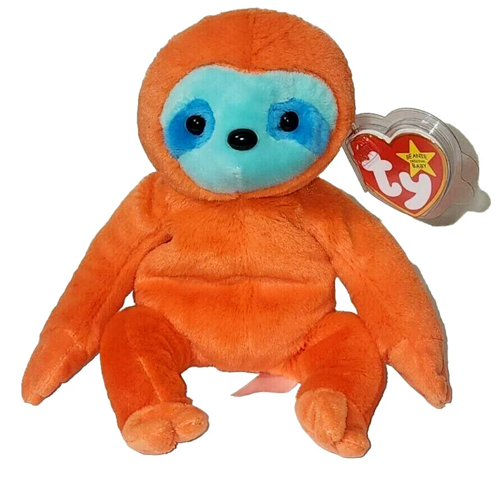 BEANIE BABY REGULAR - MOLASSES ORANGE SLOTH