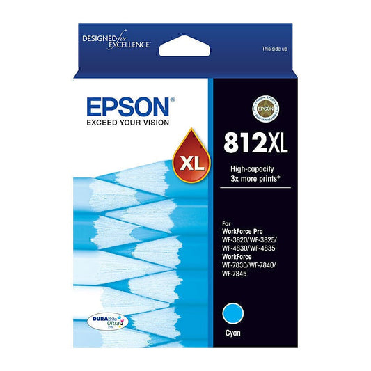 EPSON 812XL CYAN INK 