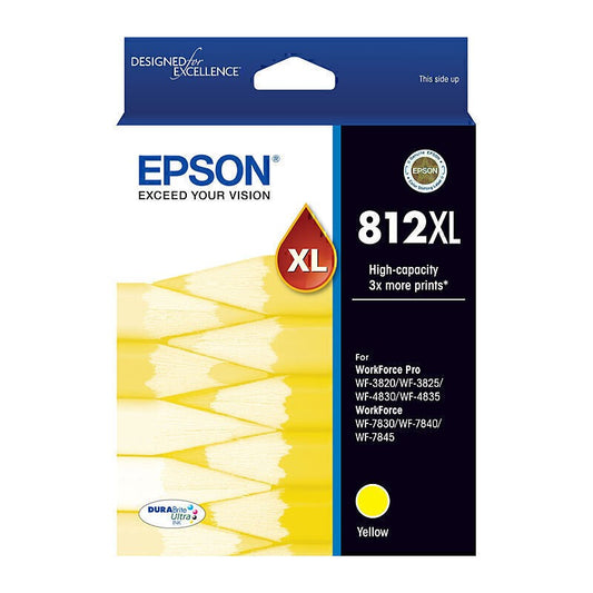 EPSON 812XL YELLOW INK 