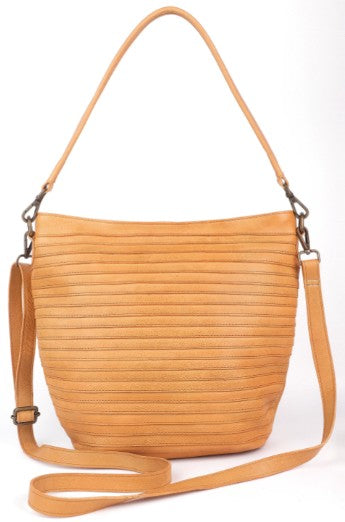 SHOULDER BAG LEATHER BLANCH [CLR:NATURAL]